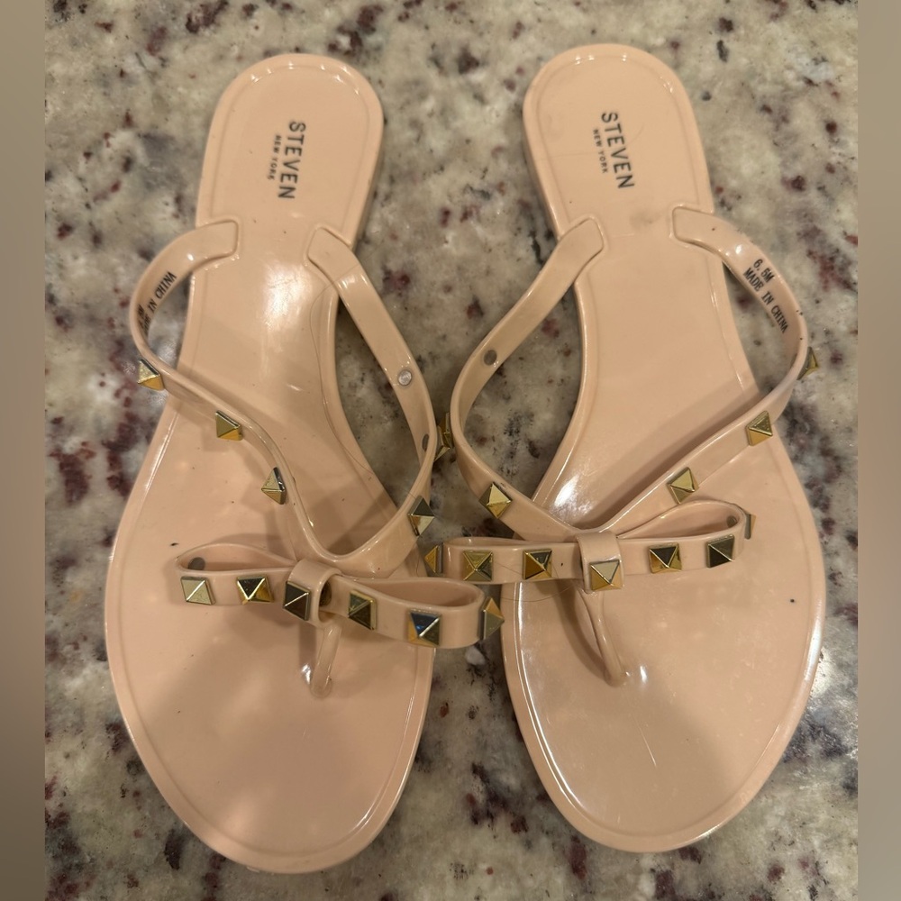 Steven Nude Studded Women's Sandals